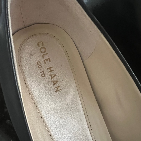 Cole Haan black leather pumps sz 10.5 - Picture 8 of 8
